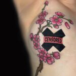 cherry blossom tattoo by brynn johnson