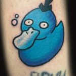 blue platypus tattoo by brynn johnson