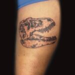 t rex skull tattoo by brynn johnson