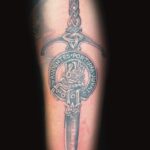 celtic dagger tattoo by donavan moore