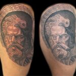 ancient greek realism tattoo by donavan moore