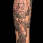 angelic woman realism tattoo by vaeda russett